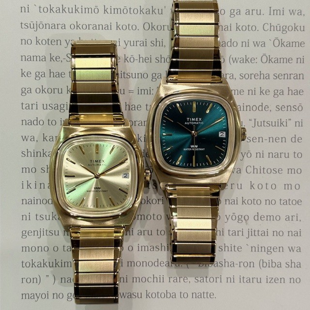 【TIMEX】新色発売!レトロなケースデザインがポイント!