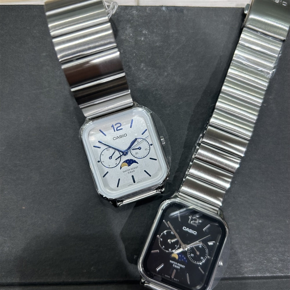 【CASIO】月の満ち欠けを確認できる、ムーンフェイズ機能付きのアナログ時計のご紹介〈junks ルクア大阪店・梅田〉