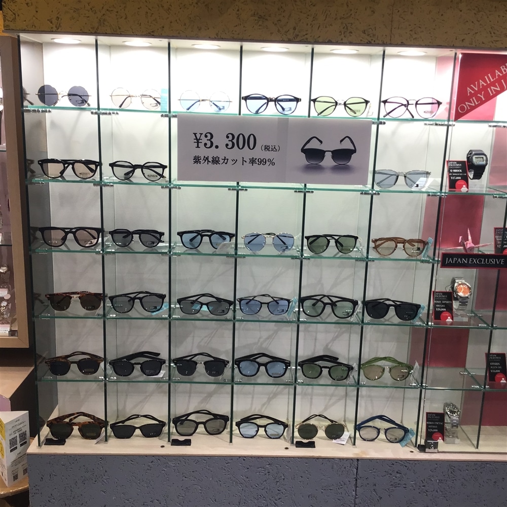 今年もサングラスの店頭展示が始まりました！〈junksルクア大阪店・梅田〉