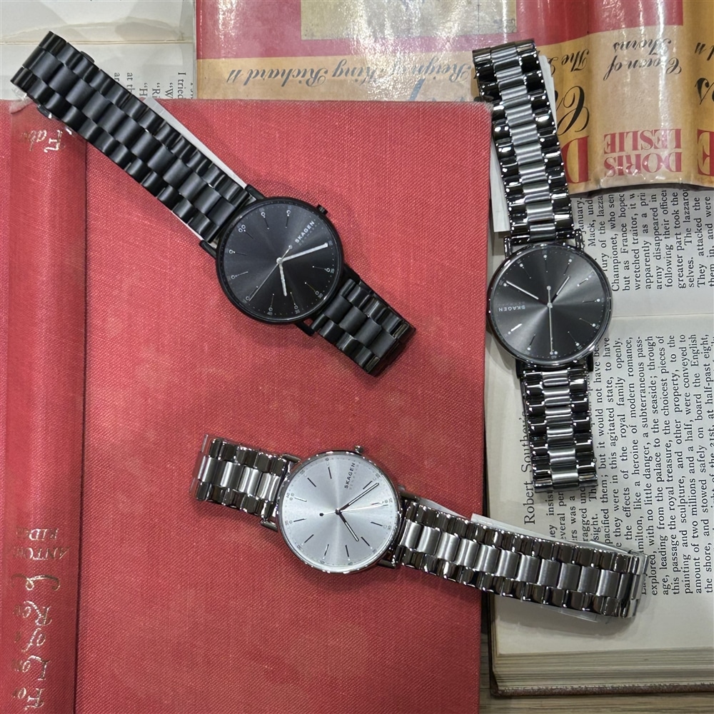 【SKAGEN】どんな場面でも活躍するメタルバンドで落ち着いたカラーの腕時計のご紹介〈junks ルクア大阪店・梅田〉