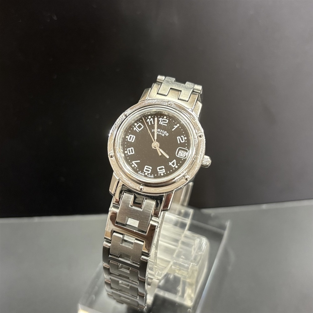 【VINTAGE HERMES】クリッパー　ブラック文字盤のご紹介〈junks ルクア大阪・梅田〉