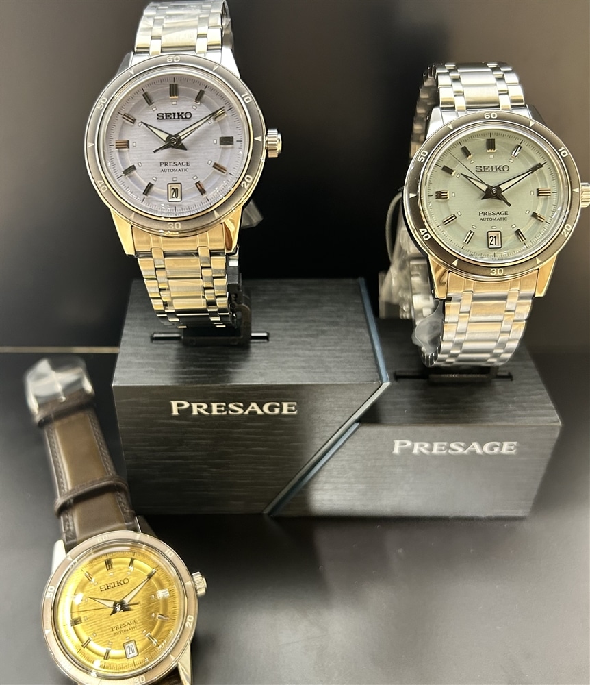 【SEIKO PRESAGE】60年代の「timeless  color palettes」の新カラーのご紹介