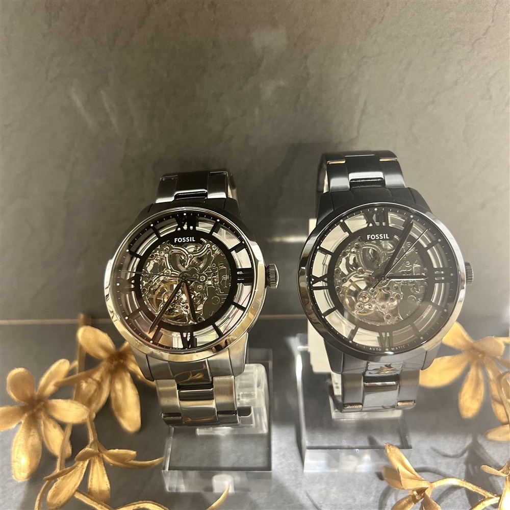 【FOSSIL】機械式自動巻き　オープンハートの時計のご紹介