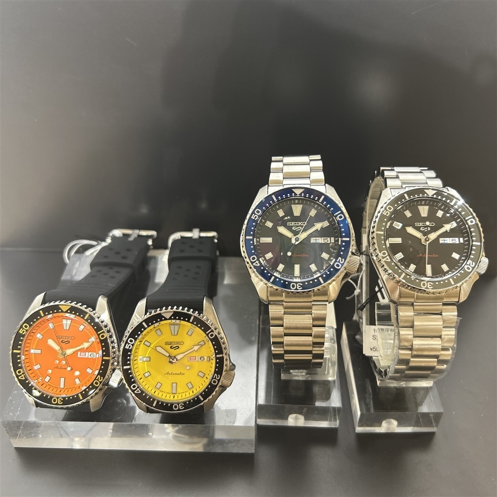 【SEIKO 5sports】新作の時計のご紹介〈junksルクア〉