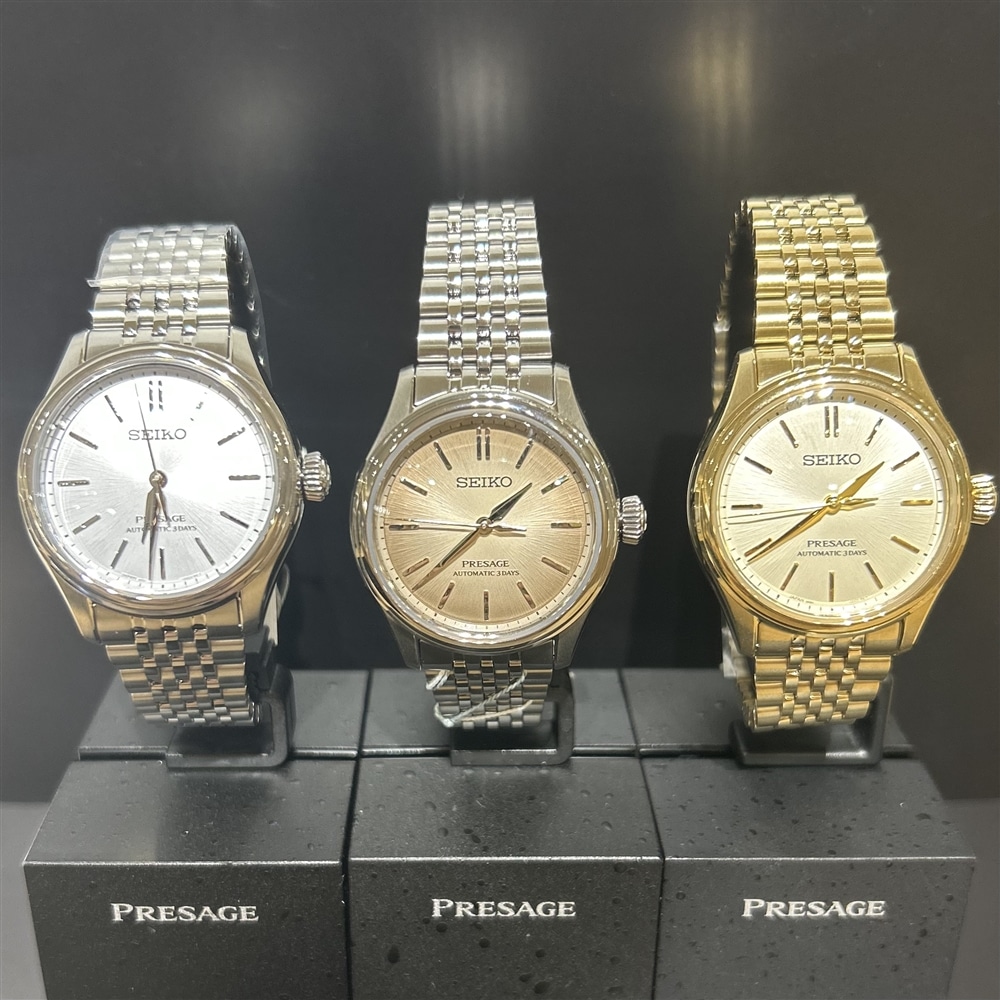 【SEIKO PRESAGE】自動巻き新作モデルのご紹介〈junksルクア〉