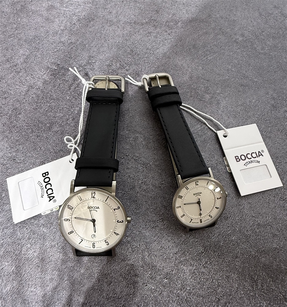 【BOCCIA TITANIUM】slim collectionのデザインウォッチ　3533-03, 3296-01 のご紹介〈junksルクア大阪・梅田〉