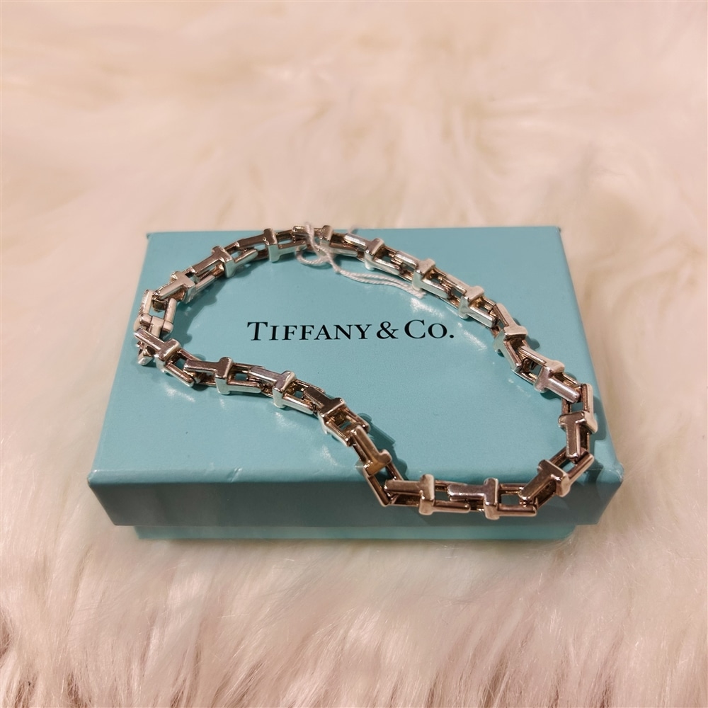 【vintage Tiffany & Co.】Tナローチェーンブレスのご紹介〈junksルクア大阪〉