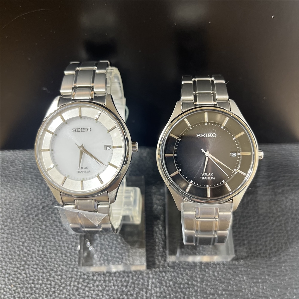 【SEIKO】金属アレルギーの方に◎　チタンケースモデルのご紹介〈junksルクア大阪〉