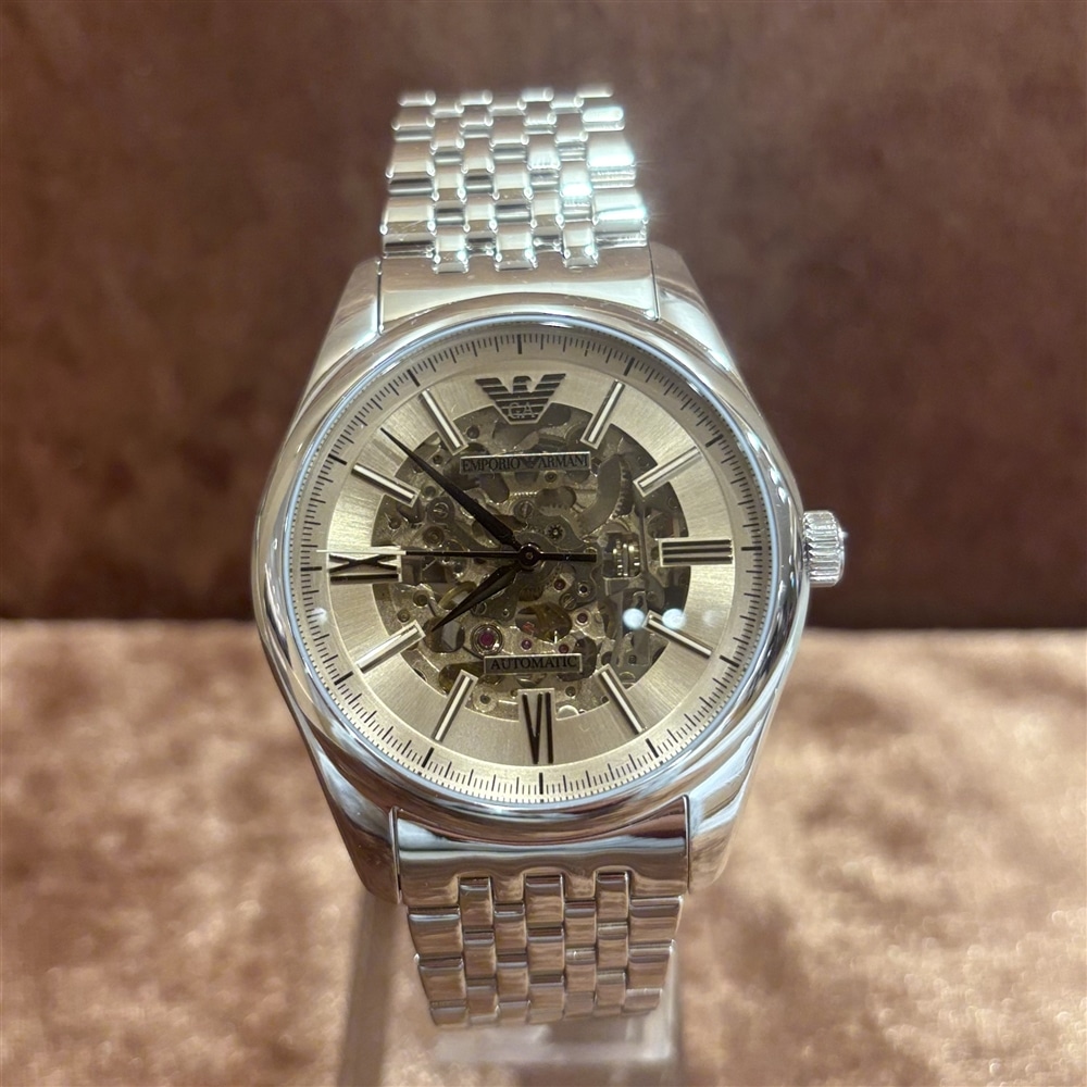 【EMPORIO ARMANI】DARIO ANTONIO AR60095 自動巻 メンズのご紹介〈junksルクア大阪・梅田〉