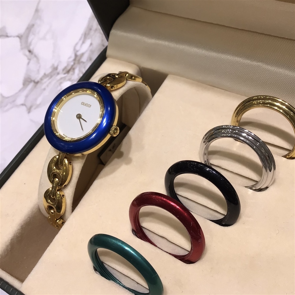 【ヴィンテージ】GUCCI チェンジベゼル入荷しております
