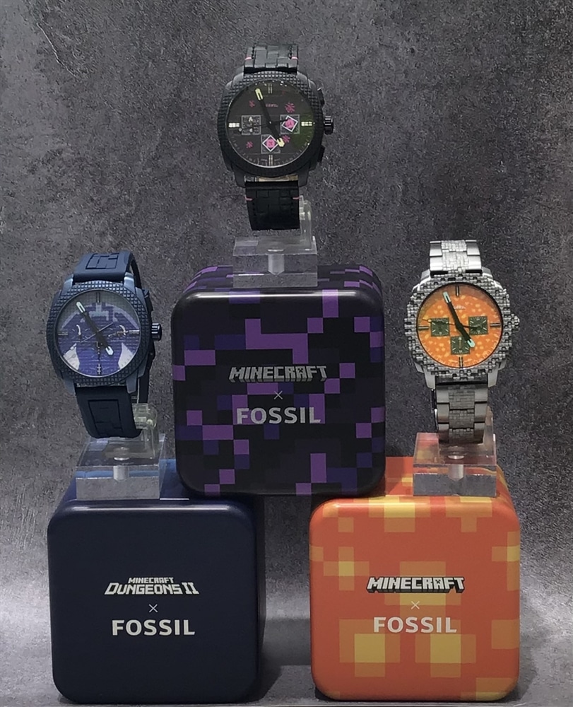 【MINECRAFT×FOSSIL】入荷しております