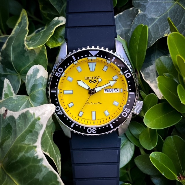 キイロのSEIKO 5スポーツ！SBSA307