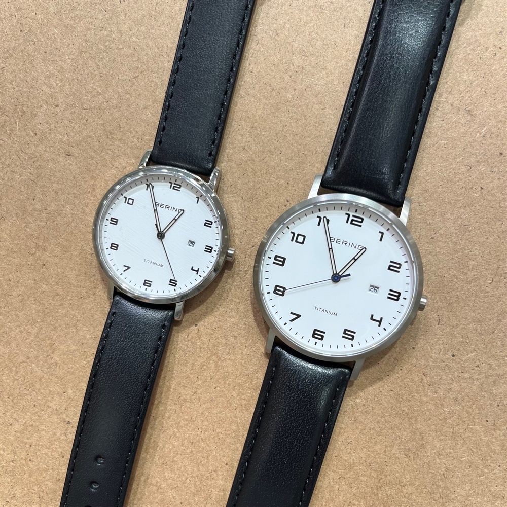 《調布パルコ店》シンプルで着け心地軽やか!【BERING】チタンウォッチ