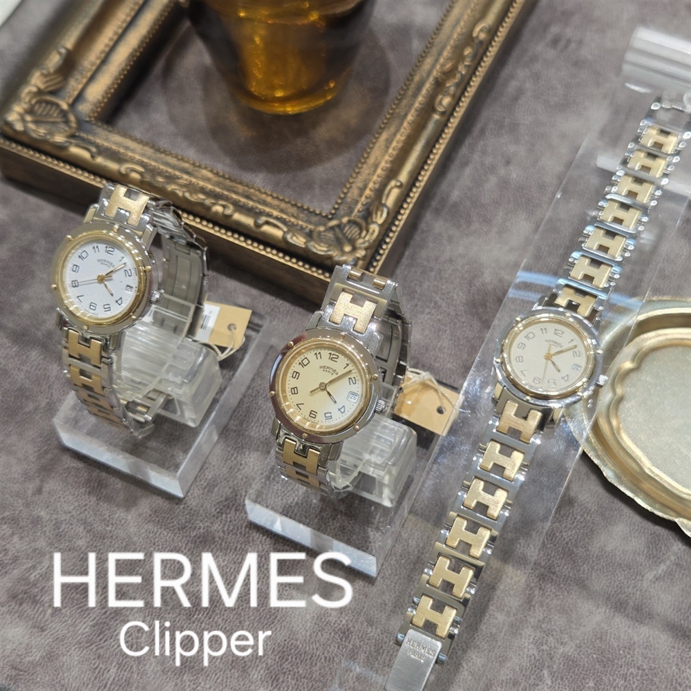 【チックタック仙台】HERMESクリッパー　人気のコンビカラー再入荷！