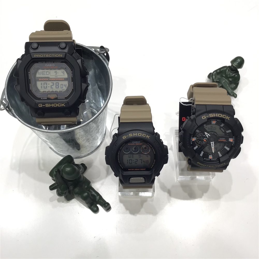 【G-SHOCK】ミリタリーテイストのTwo tone utility colors