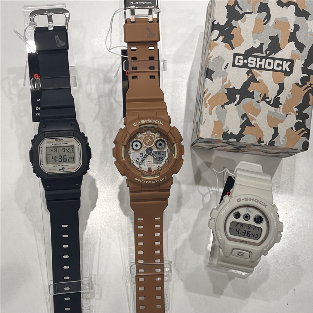 【G-SHOCK】「柴犬（しばいぬ）」 モチーフ シリーズ入荷！