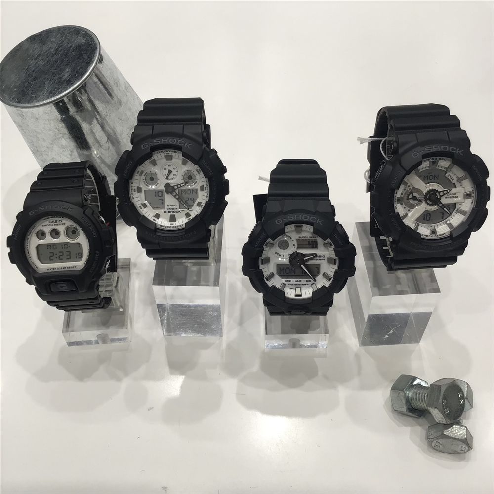 【G-SHOCK】ありそうでなかったモノトーンカラーがクールなBlack and brilliant white series