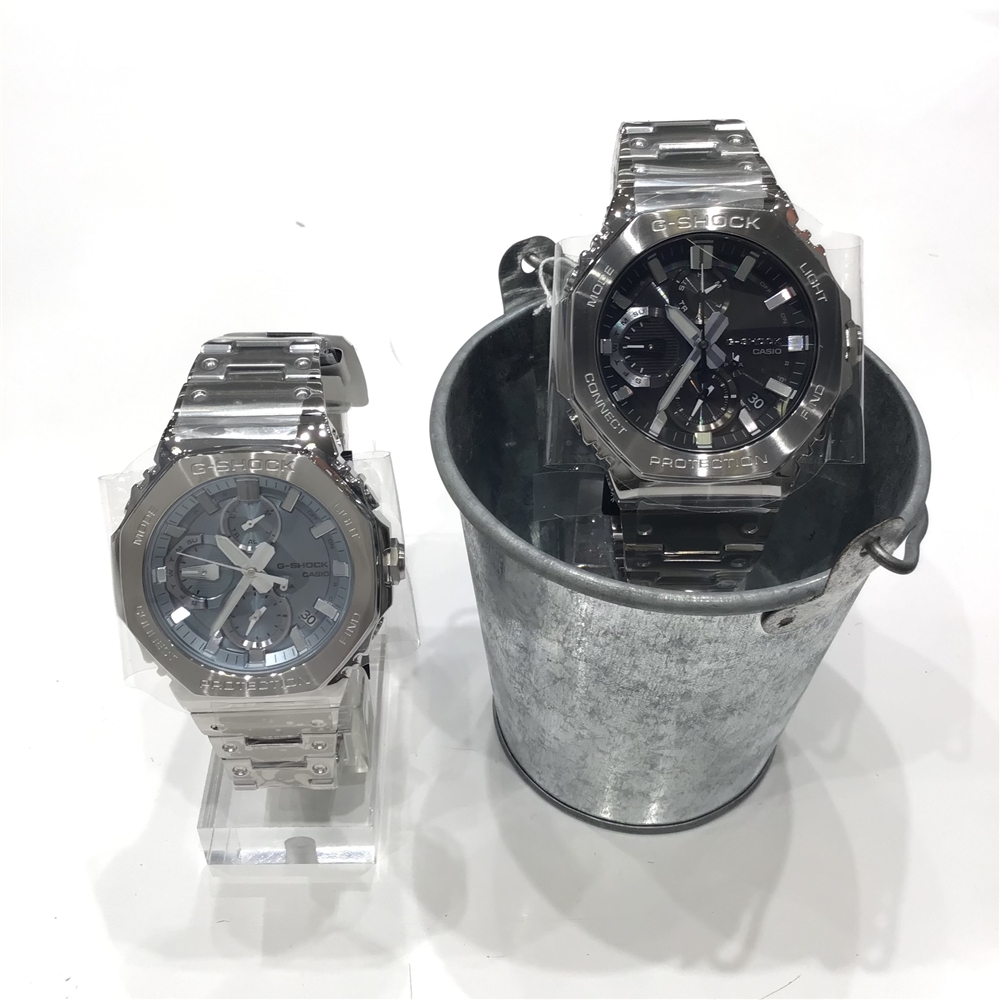 【G-SHOCK】大人気2100シリーズからフルメタルクロノグラフの新作登場！