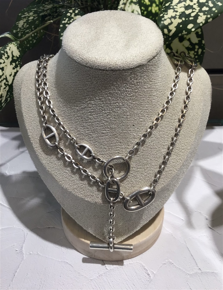 【VINTAGE 】エルメスのヴィンテージアクセサリー　ファランドールネックレスをご紹介致します！【グランフロント大阪（梅田）】