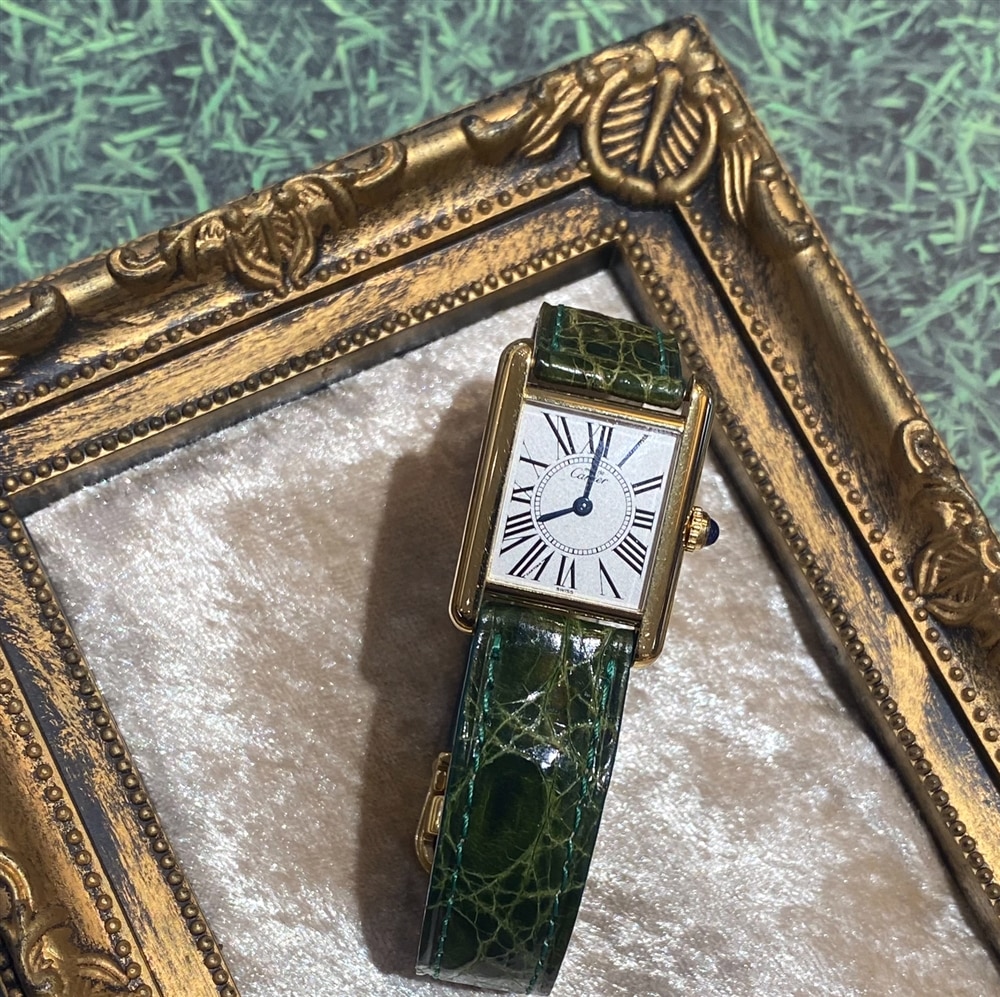【VINTAGE】希少な「Cartier Must de Tank Opalin (カルティエ マストタンク オパラン)」が入荷しました【グランフロント大阪(梅田)】