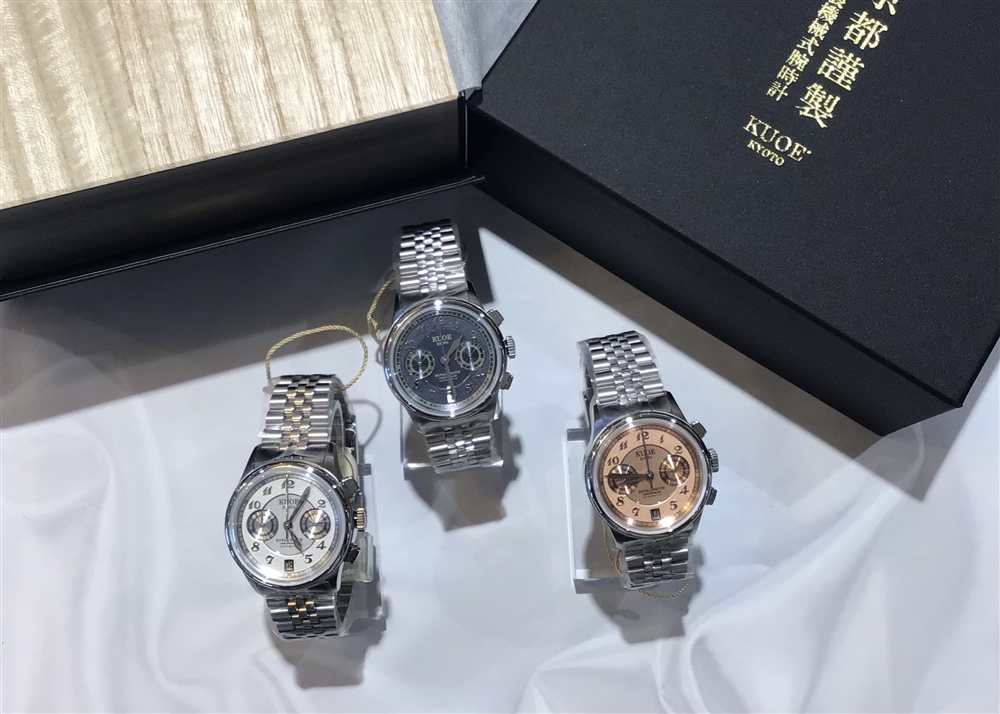 【KUOE】KUOE初の自動巻きクロノグラフを3種類ご紹介いたします。 【グランフロント大阪(梅田)】