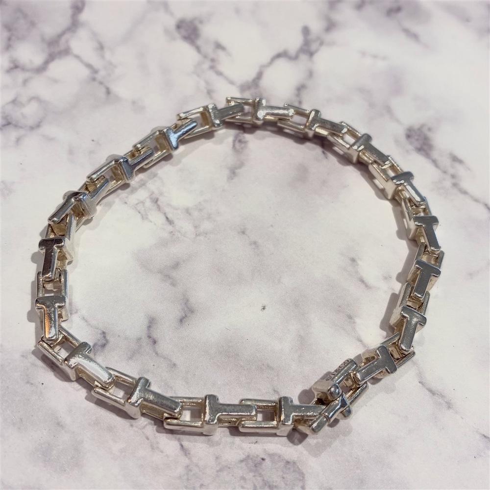 【VINTAGE】TIFFANY&Co.のTナローチェーンブレスレットをご紹介します♪【グランフロント大阪（梅田）】