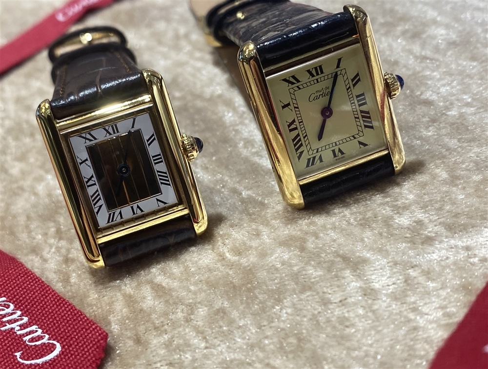 【VINTAGE】カルティエより人気が高いマストタンクのお時計を2点ご紹介いたします♪【グランフロント大阪(梅田)】