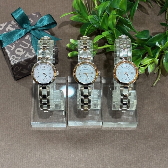 【小さめ／レディス】きらきら小ぶりなソーラーウォッチ＊SEIKO SELECTION