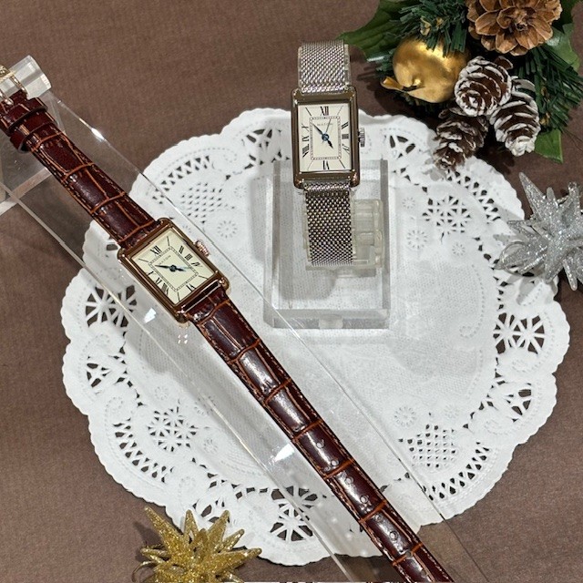 【クリスマスギフト】お仕事・きれいめコーデの素敵な女性へ＊MATOWの腕時計