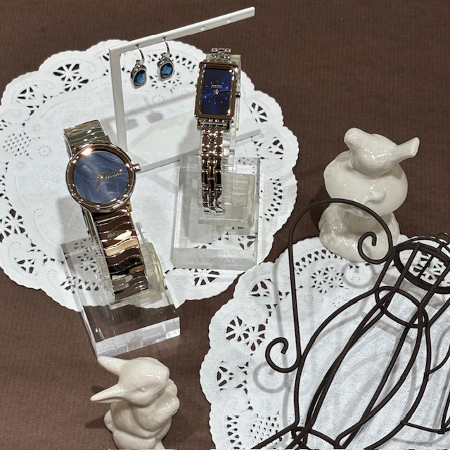 【青文字盤/シルバー】ブルーの腕時計で青コーデを格上げ!*SKAGEN