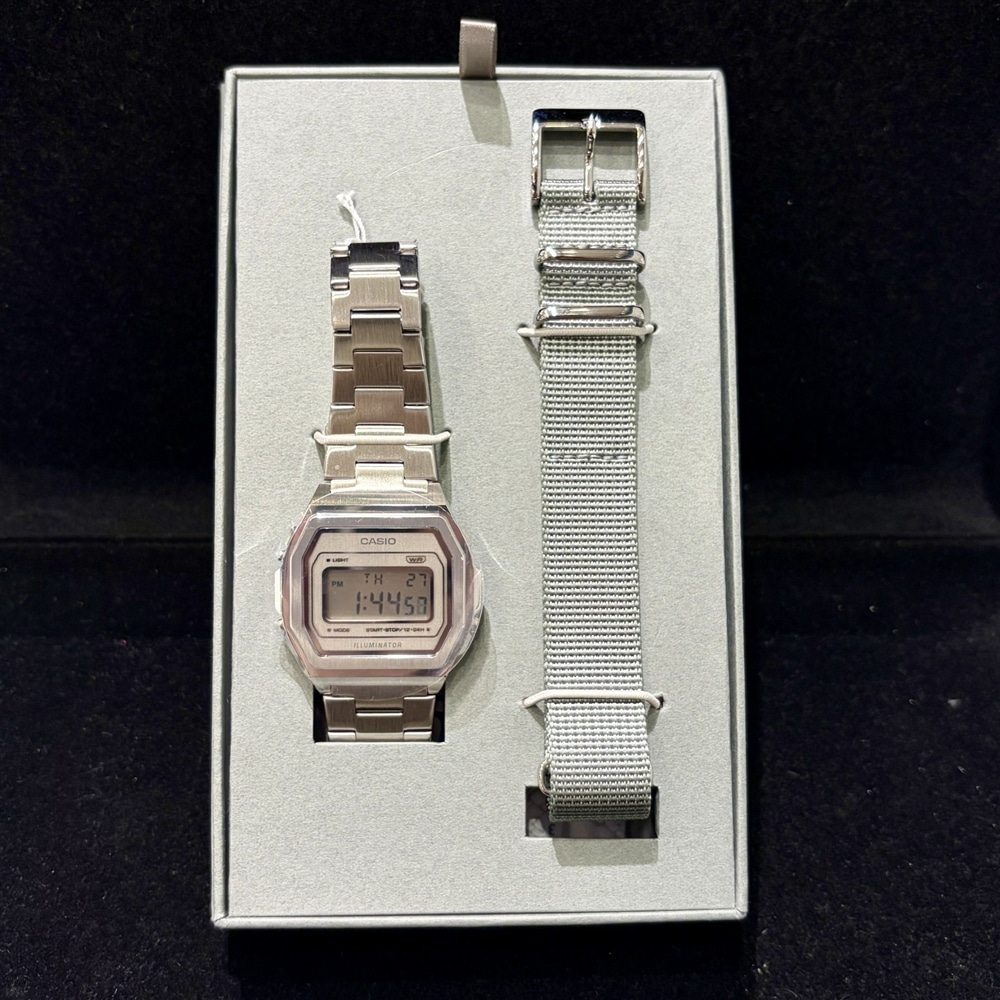 【CASIO】再入荷!変えベルト付きクラシック プレミアムカシオ