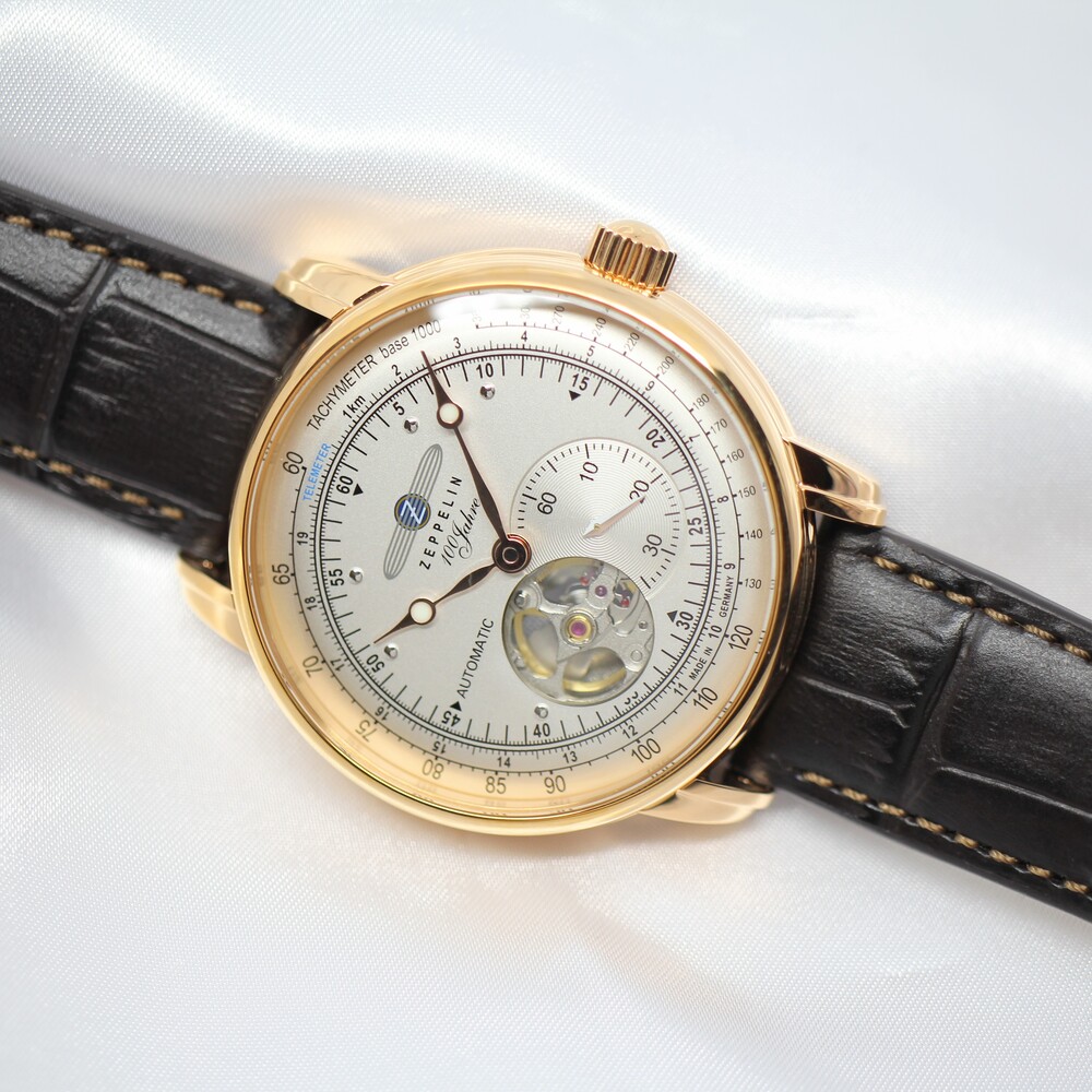 【ZEPPELIN】アンティークのようなおしゃれな機械式腕時計7662-8をご紹介