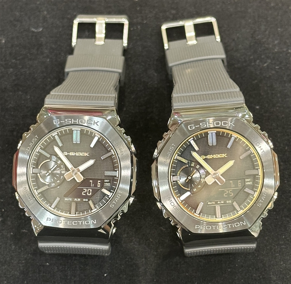 【G-SHOCK】クールでラグジュアリーなメタルブラックG-SHOCK