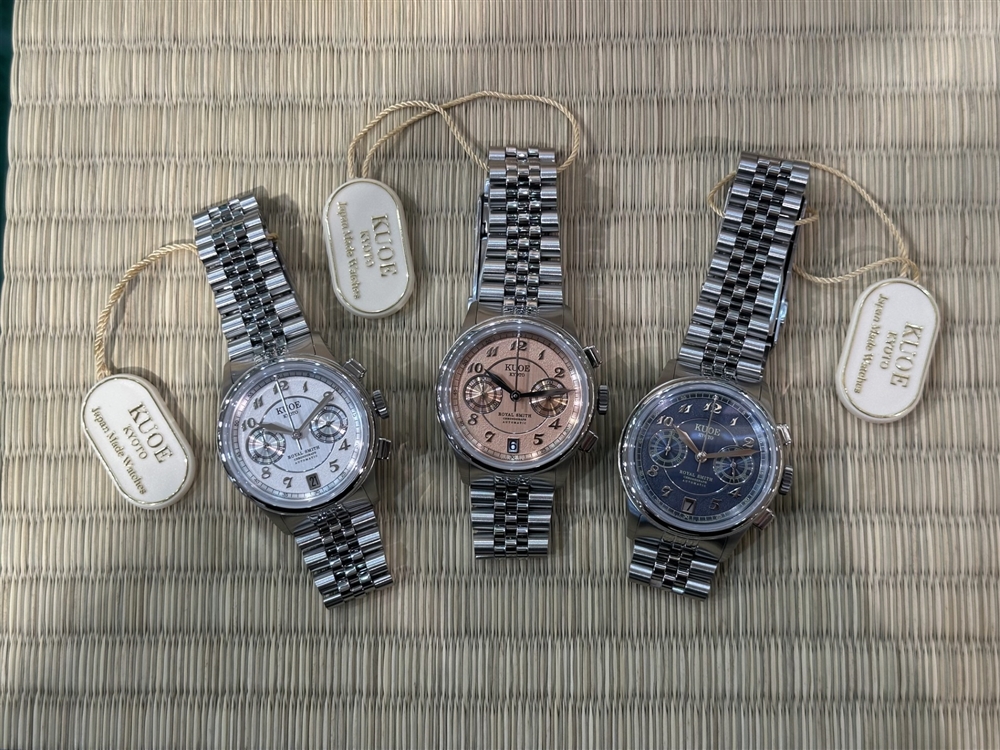 【KUOE(クオ)】ブランド初となる自動巻きクロノグラフモデル入荷!