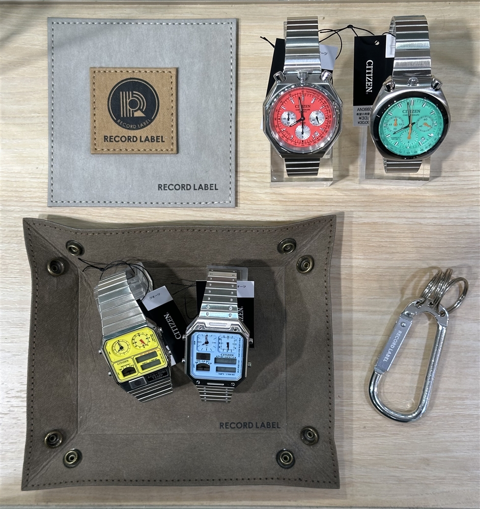 【RECORD LABEL（レコードレーベル）】蓄光・ポップなカラーリングが特徴の限定モデル