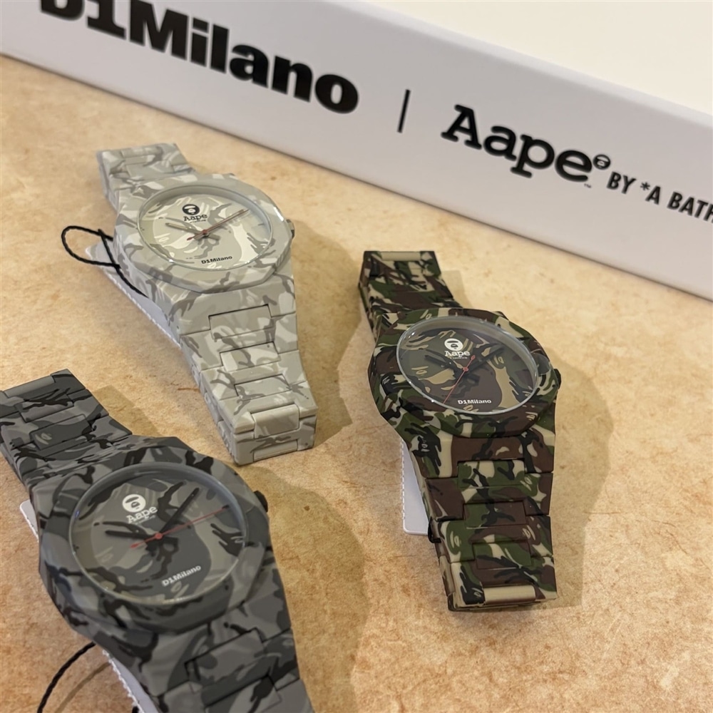 【D1MILANO】D1MILANOの人気モデルとAAPEのコラボが登場!【福岡パルコ店】