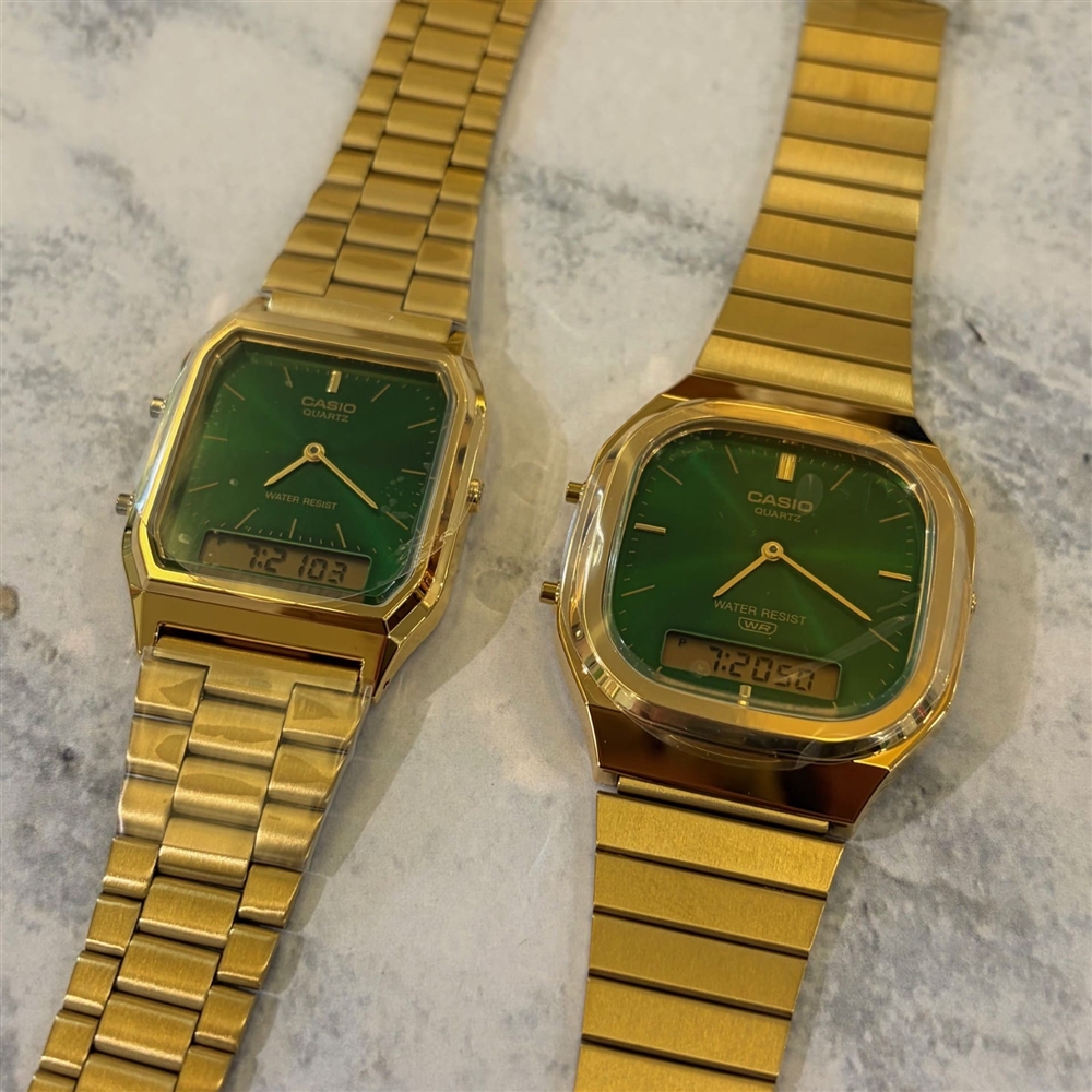 【CASIO】カシオクラシックからスクエアモデルの新色が登場！【福岡パルコ店】