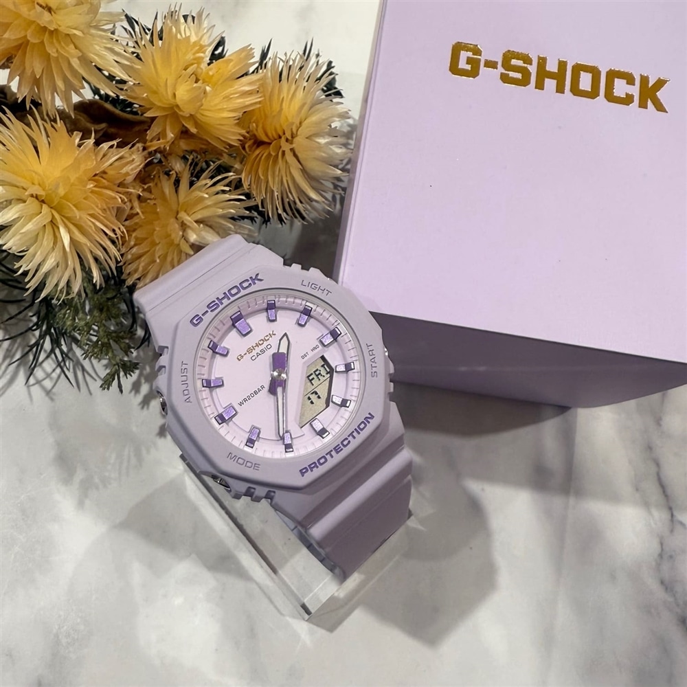 【G-SHOCK】パープルカラーが可愛い！国際女性デーコラボモデル！