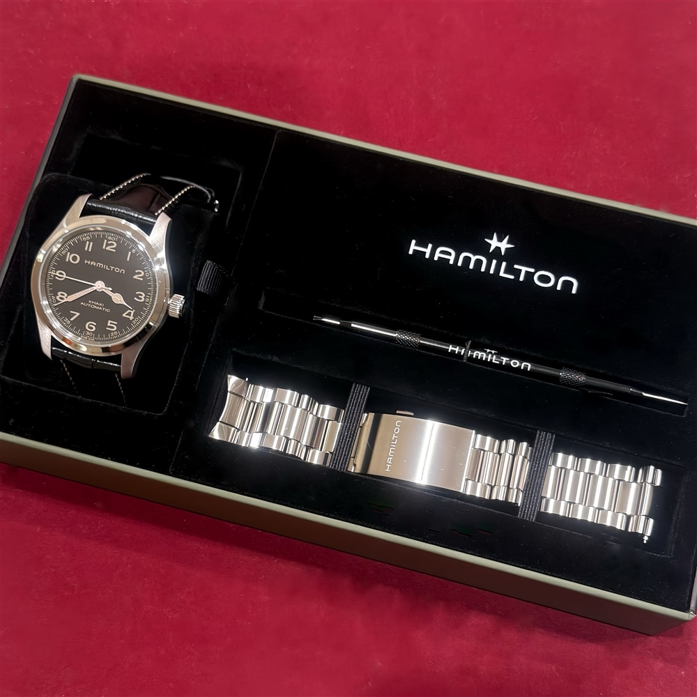 【HAMILTON】カーキ フィールド MURPH 42mmベルトセットが登場！