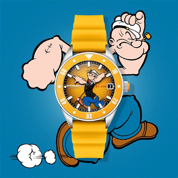 【アミュプラザ博多店】本日発売！SPINNAKER×ポパイコラボウォッチ第2弾！全3色！