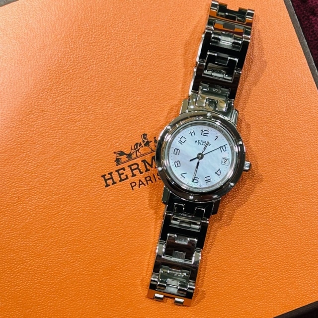 【ヴィンテージウォッチ】HERMES クリッパー ナクレ 入荷