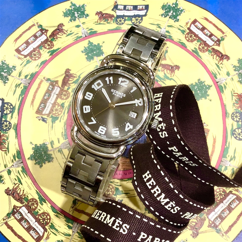 【HERMES  vintages】railway des   PULLMAN★