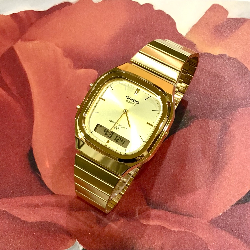 【CASIO】縁起の良い日にゴールドの腕時計を!