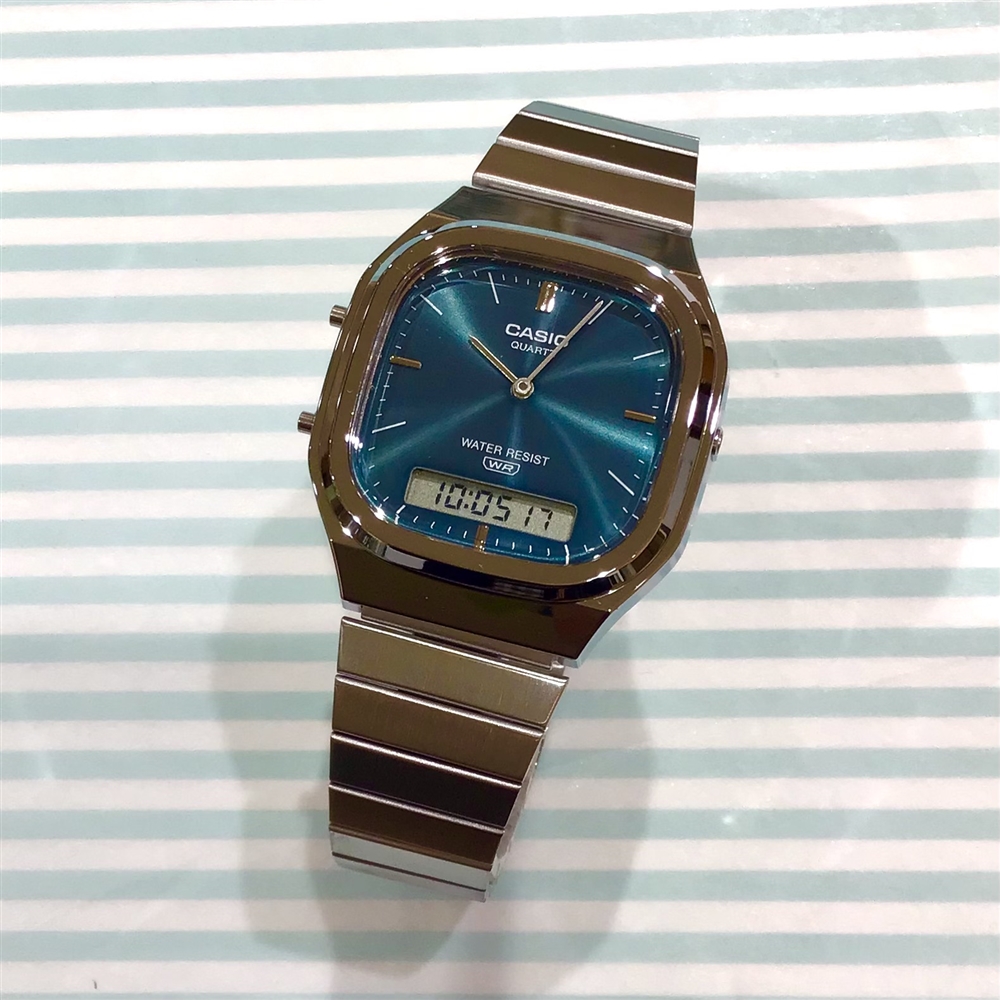 【CASIO】ペパーミントブルー