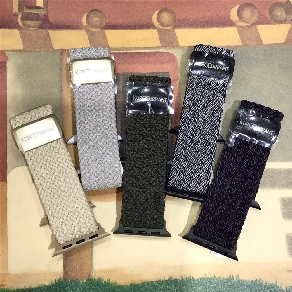 【KUROCURRANT】新作入荷★ナイロン製アップルウォッチバンドのご紹介♪