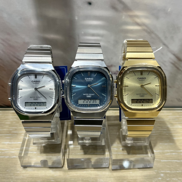 【CASIO】レトロモダンなアナデジ腕時計のご紹介！