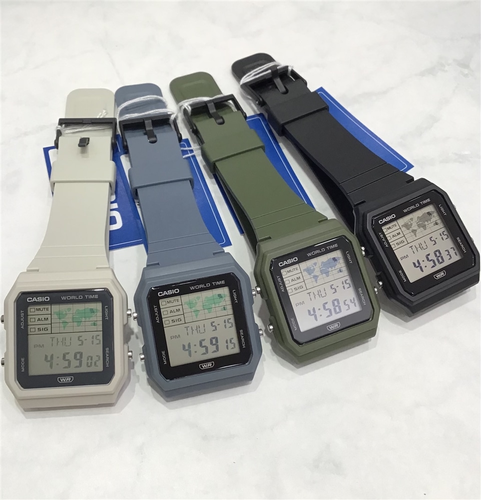 【CASIO】世界地図を時計にデザインしたユニークな新発売モデル！！