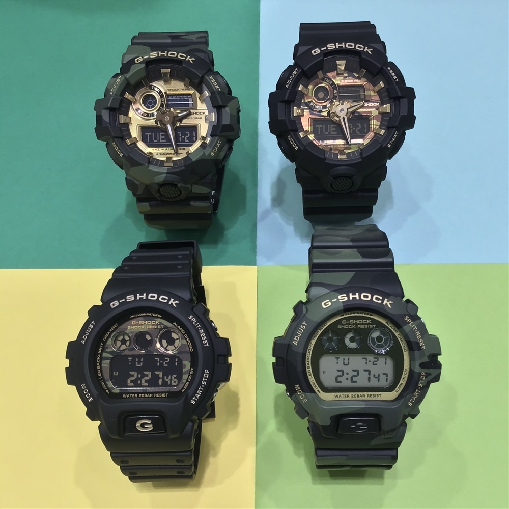 【アミュ鹿児島店】《G-SHOCK》見た目もかっこいい!カモフラ(迷彩)モデル☆