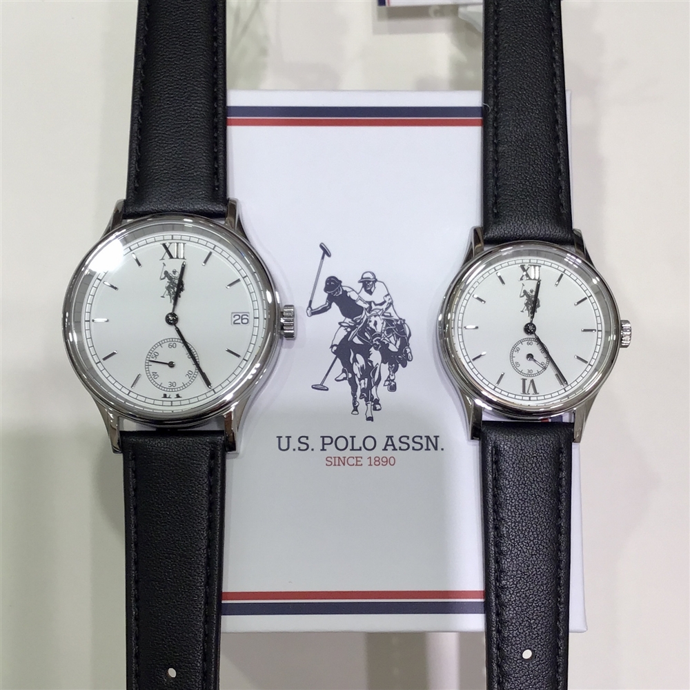 【アミュ鹿児島店】オン・オフ選ばず着用しやすい《U.S.POLO.ASSN》ペアウォッチ