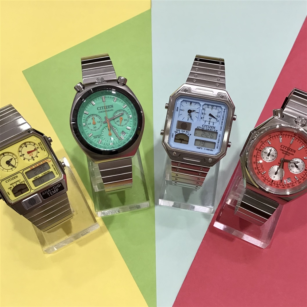 【アミュ鹿児島店】《CITIZEN RECORD LABEL》レトロデザインで個性的カラーの新作限定モデル